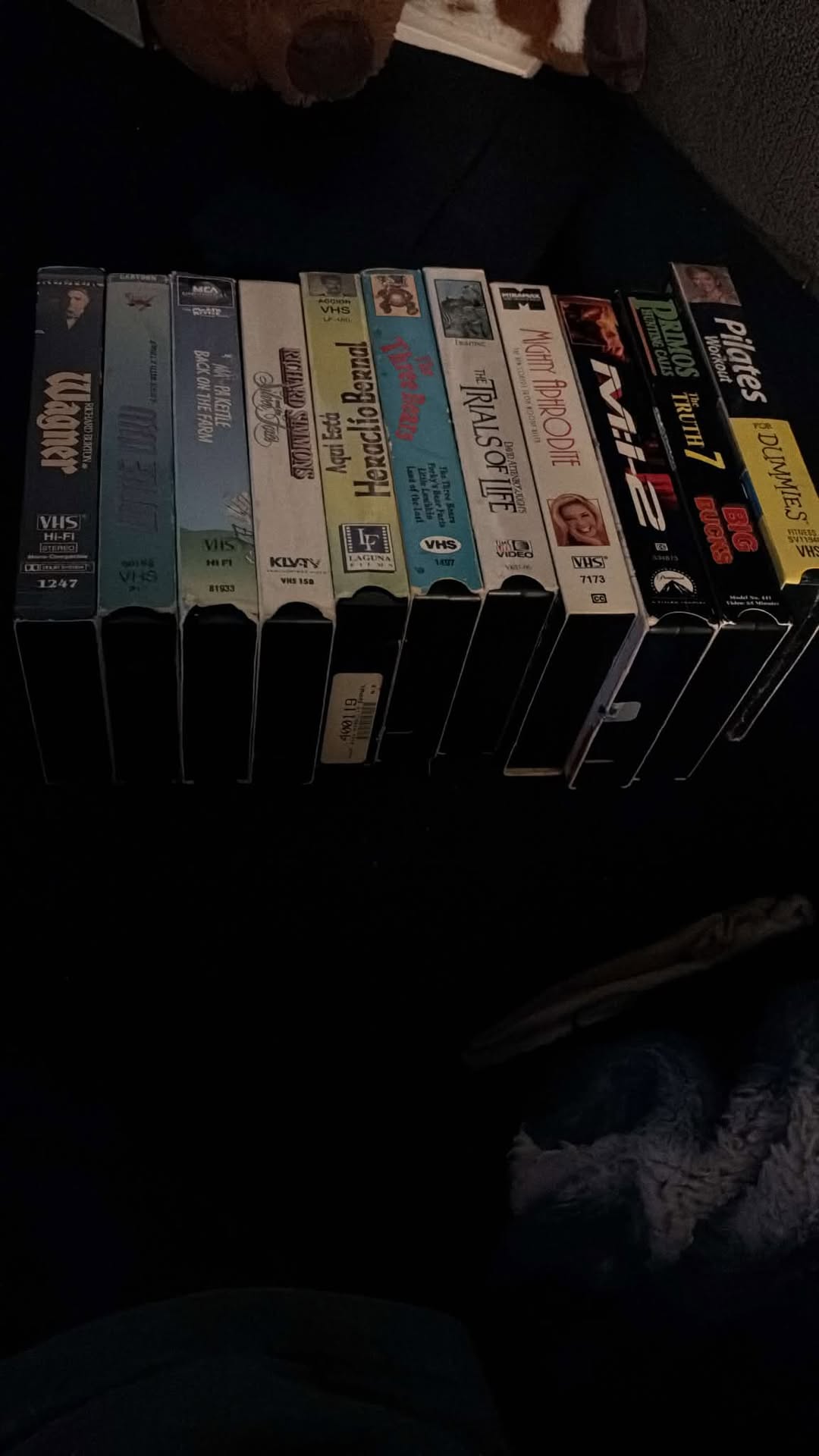 Tobert's original offer of 11 VHS tapes